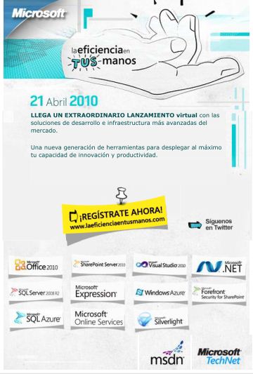 La Eficiencia esta En TUS Manos