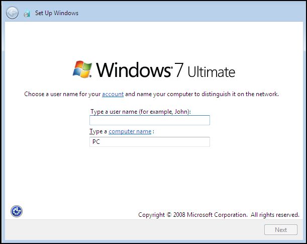 Windows 7 Ultimate